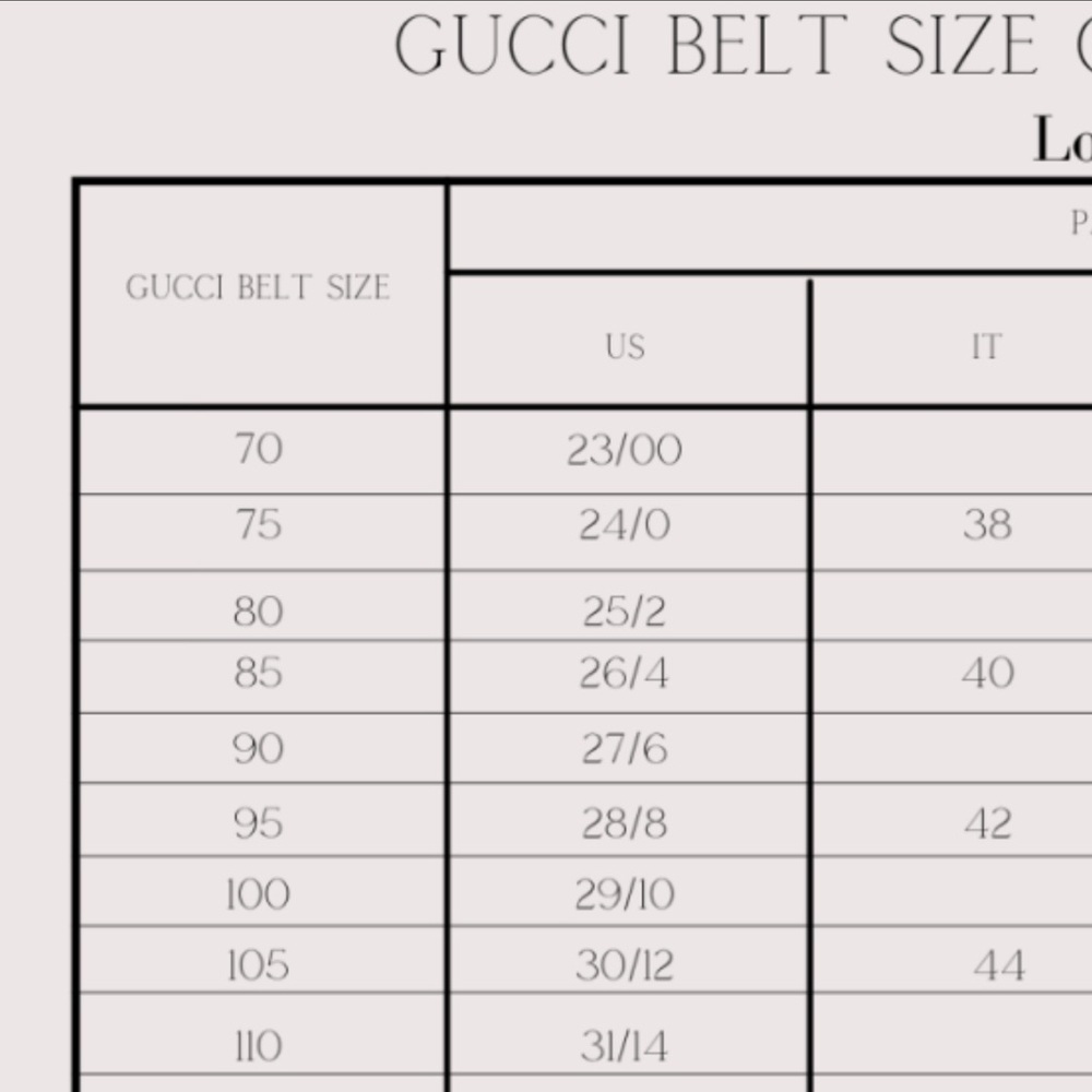 Vintage GUCCI Logo Belt size 75 or 24/0 XS - Picture 15 of 16